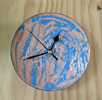 blue clock